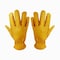 Exxo Leather Work Gloves, Yellow, L, 3 PK 9105-3 - alternate 1